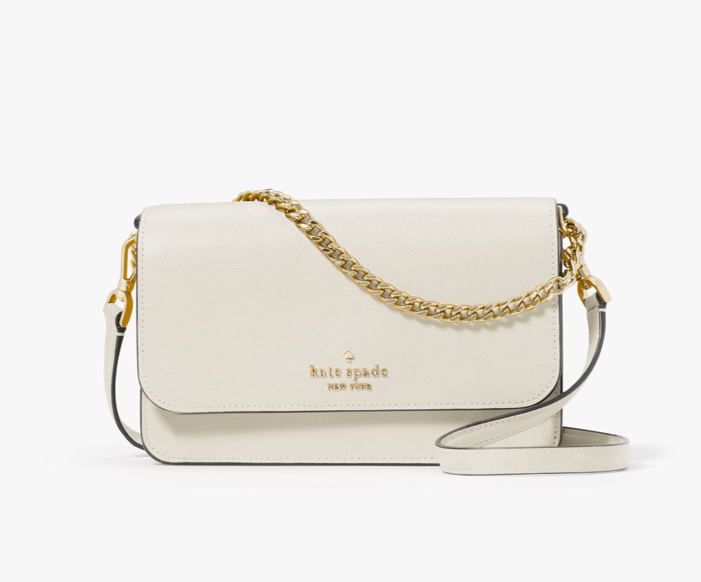 Madison Small Flap Crossbody (Meringue)